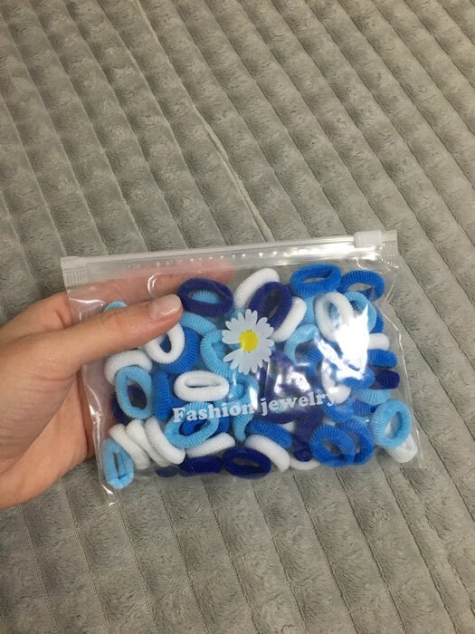 Фотография покупателя товара Резинки для волос «Махрушка», набор 80 шт., нежность, 2.5 см, коричневые - Фото 5