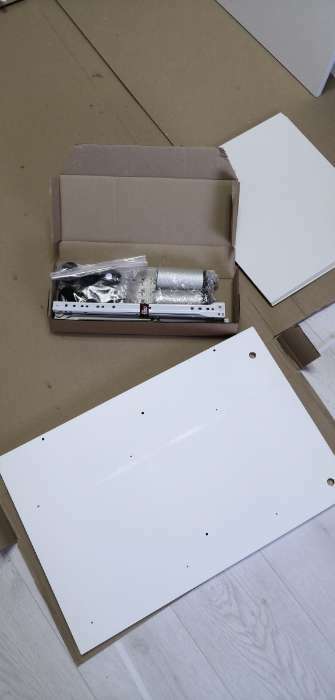 Фотография покупателя товара Компьютерный стол «КСТ-09», 1350×935×744 мм, угловой, угол правый, цвет белый - Фото 9