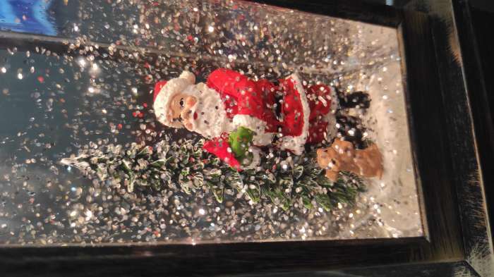 Фотография покупателя товара Светодиодная фигура «Дед Мороз и заяц» 10.5 × 27 × 10.5 см, пластик, батарейки ААх3 (не в комплекте), USB, свечение тёплое белое - Фото 6