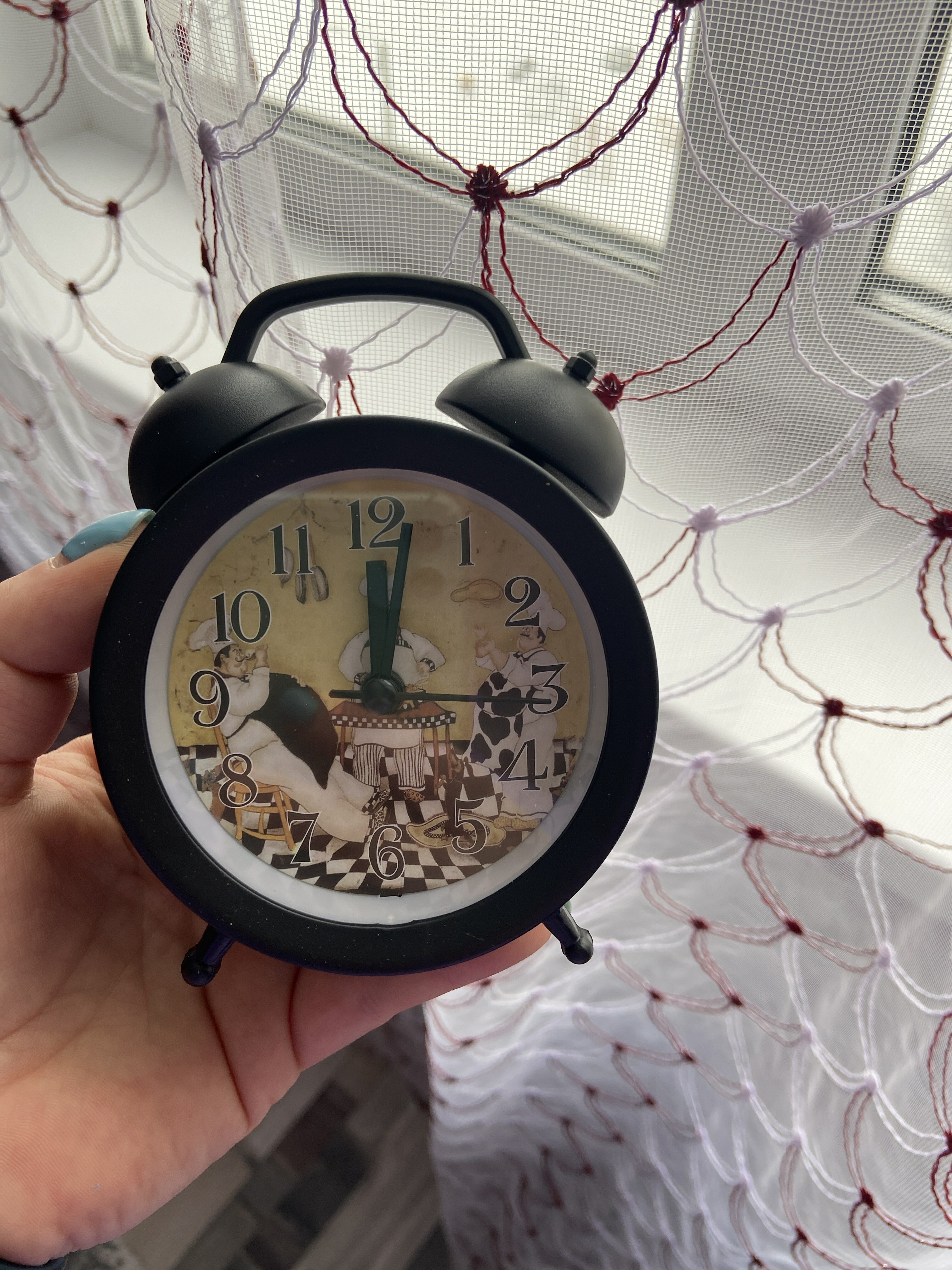Фотография покупателя товара Часы - будильник настольные "Соломон", дискретный ход, 9.8 х 12 см, АА