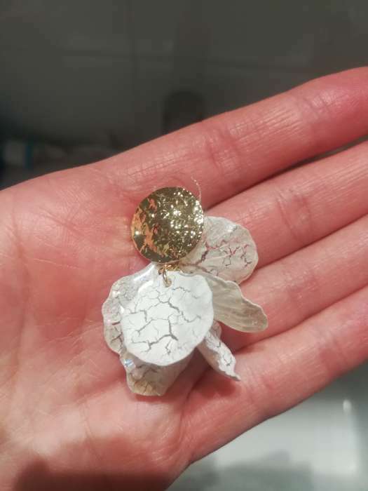 Фотография покупателя товара Серьги ассорти «Ветер» бабочка, малые, цвет белый в золоте - Фото 4