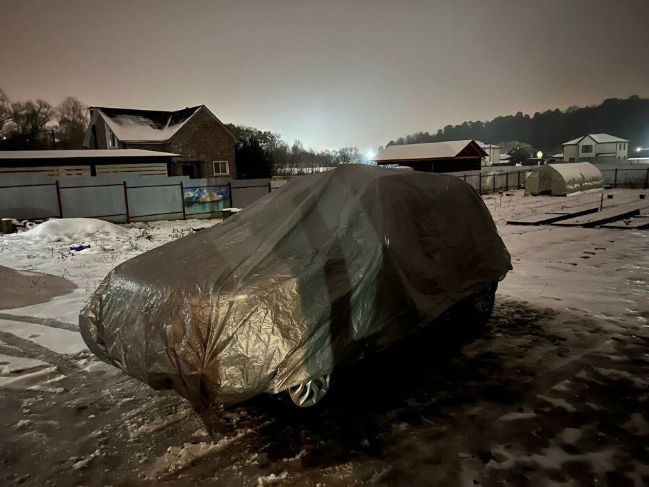 Фотография покупателя товара Тент автомобильный TORSO, водонепроницаемый, полиэстер "XL", 490×180×150 см - Фото 1