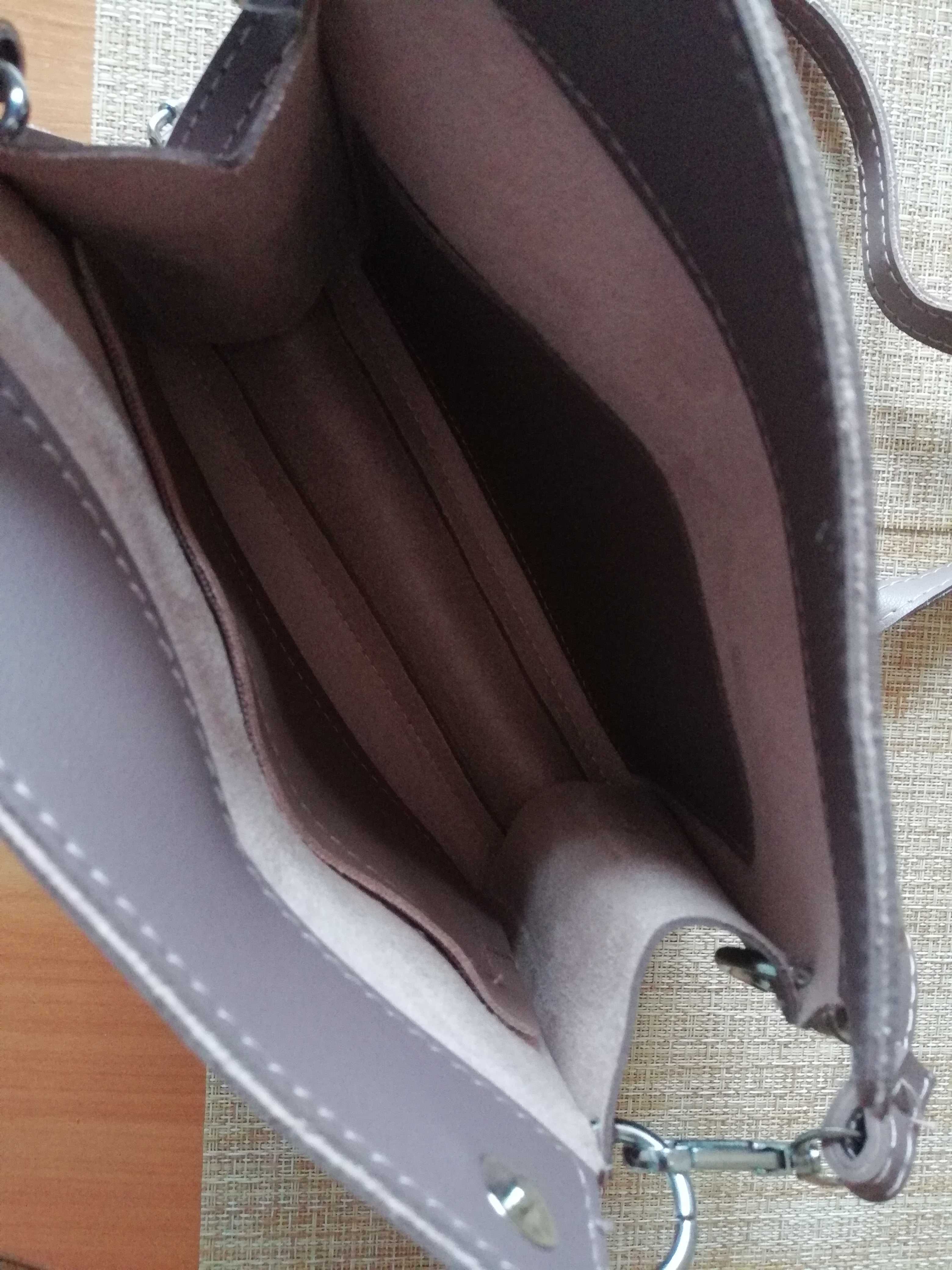 Фотография покупателя товара Сумка женская, отдел на магнитах, наружный карман, регулируемый ремень, цвет пудра - Фото 2