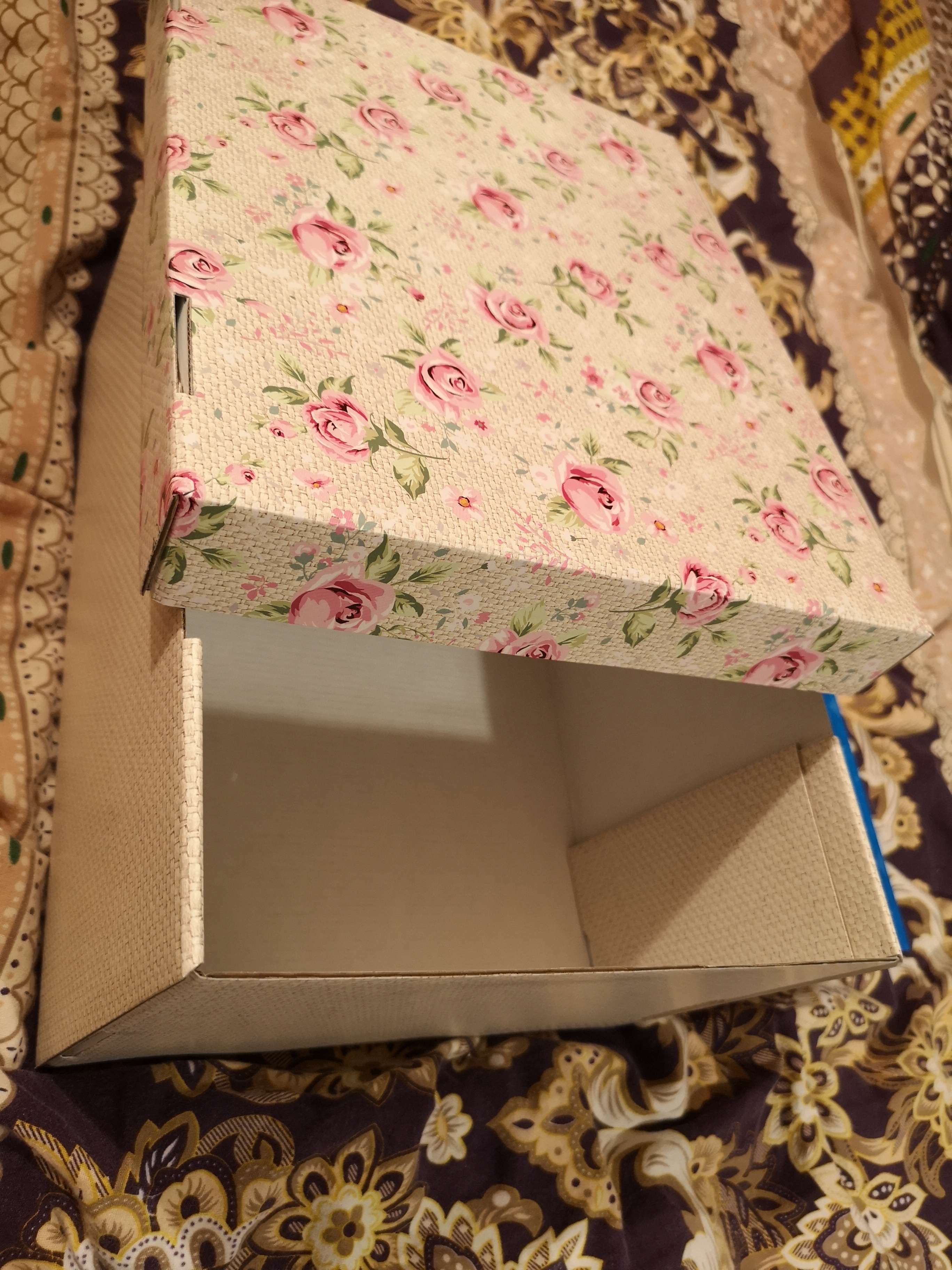 Фотография покупателя товара Коробка подарочная складная, упаковка, «Уютный шебби», 31,2 х 25,6 х 16,1 см - Фото 5