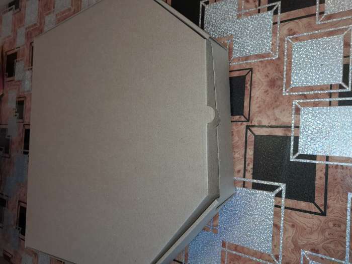 Фотография покупателя товара Коробка для пиццы, бурая, 42 х 42 х 4,5 см