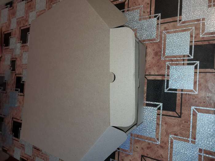 Фотография покупателя товара Коробка для пиццы, бурая, 42 х 42 х 4,5 см - Фото 3