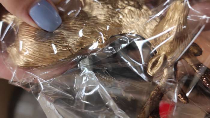 Фотография покупателя товара Украшение ёлочное "Благородный олень" (набор 2 шт) 8х15 см, золото - Фото 80