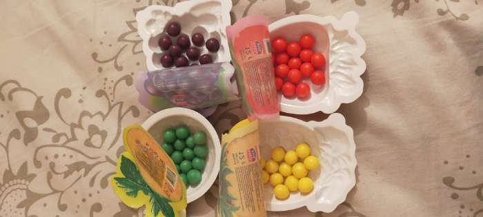 Фотография покупателя товара Драже «Прикольные фрукты»с хрустящей начинкой сахарное ассорти, 12 г - Фото 11