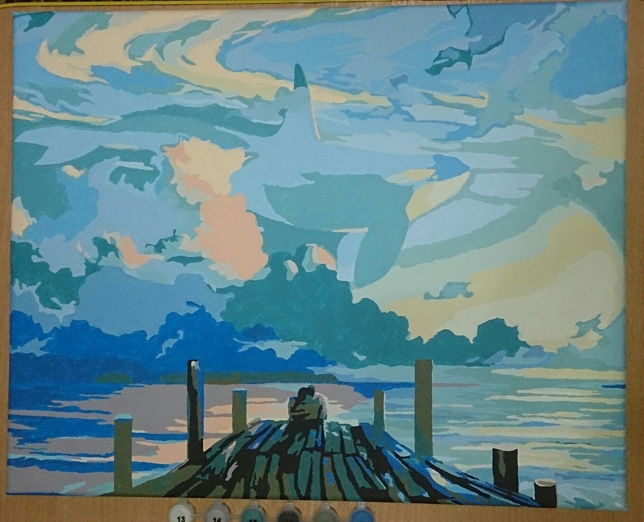 Фотография покупателя товара Картина по номерам А. Чебоха «Небо для мечтателей» 40х50 см - Фото 1