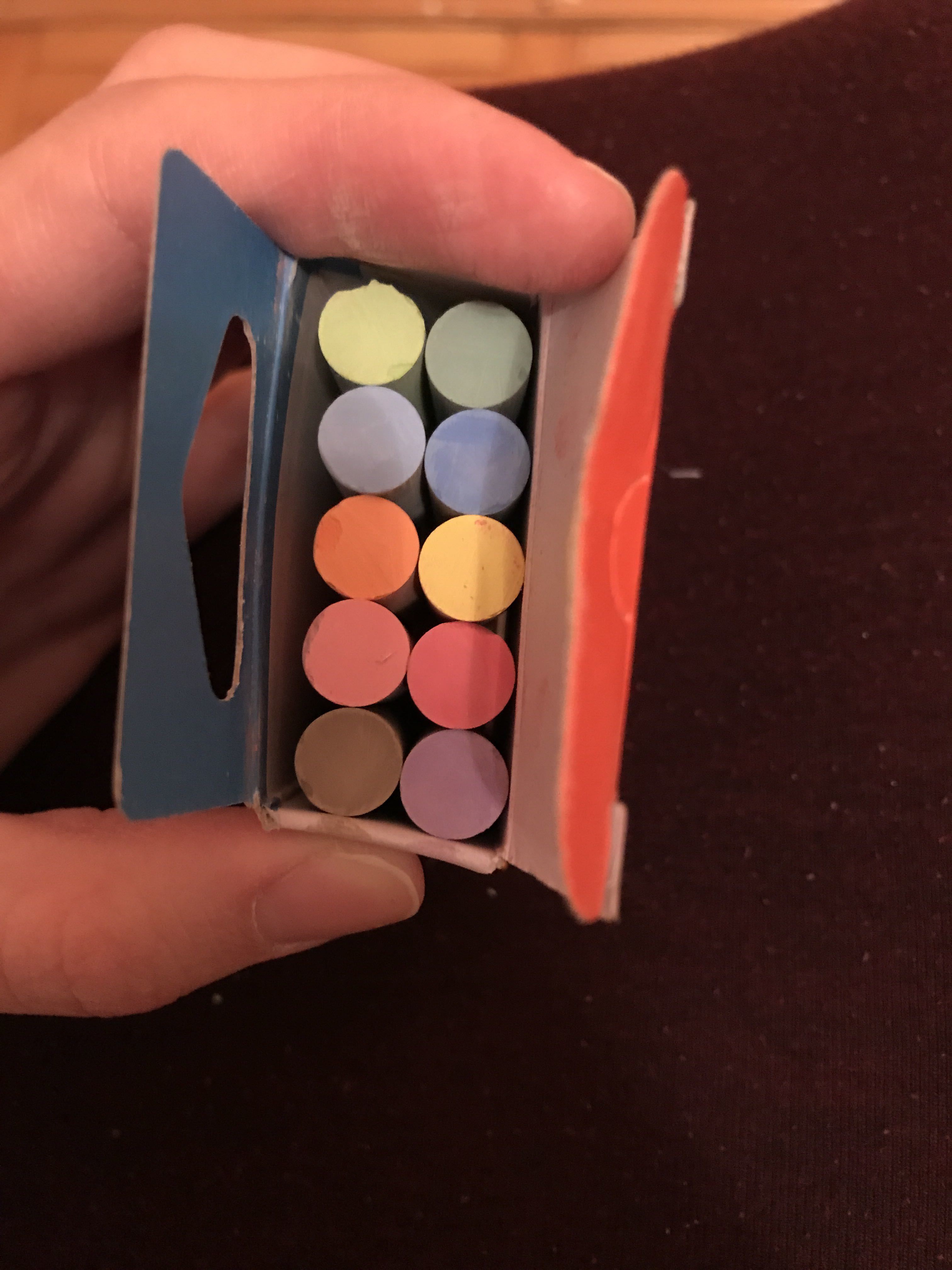 Фотография покупателя товара Мелки цветные Maped Color Peps, в наборе 10 штук, круглые, специальная формула "без грязи" - Фото 10