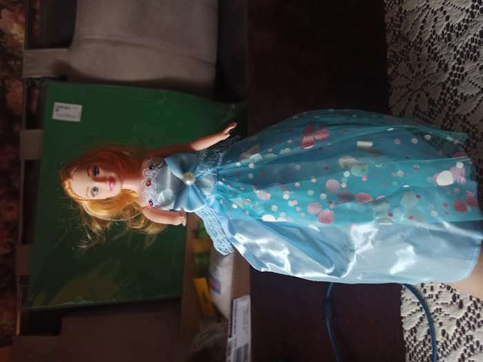 Фотография покупателя товара Кукла-модель «Эмма» в платье, МИКС - Фото 4