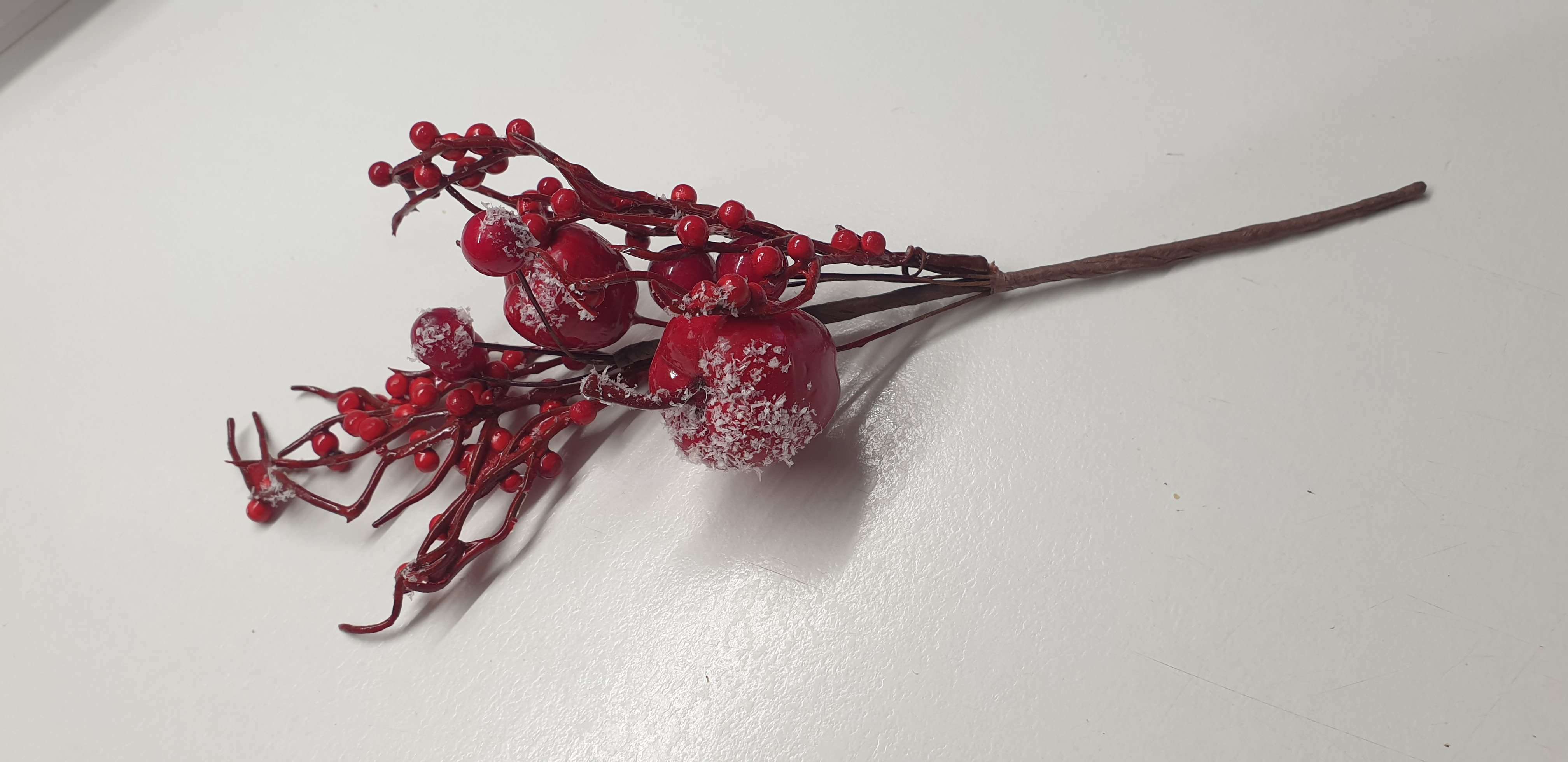 Фотография покупателя товара Декор "Зимнее очарование" подмёрзшие ягоды, 25 см - Фото 6