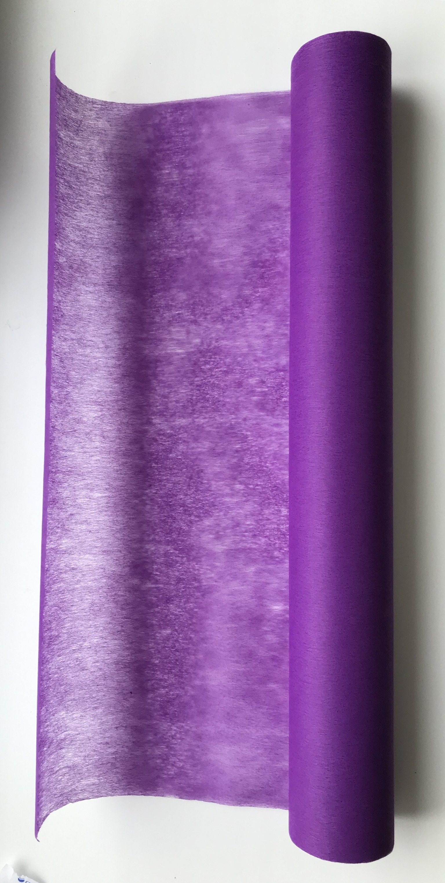Фотография покупателя товара Фетр однотонный фиолетовый, 50 см x 20 м - Фото 1
