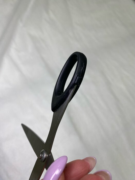 Фотография покупателя товара Ножницы Lamark, 15.2 см, цветные эргономичные пластиковые ручки, микс - Фото 4