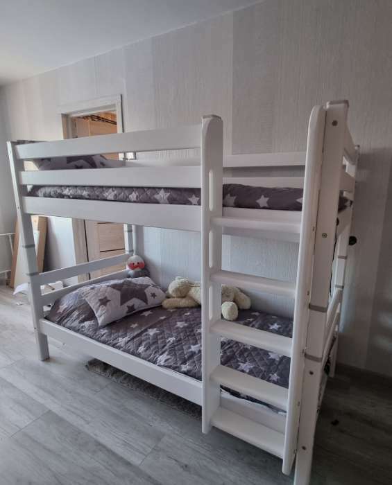 Фотография покупателя товара Двухъярусная кровать Соня с прямой лестницей Вариант 9 - Фото 1