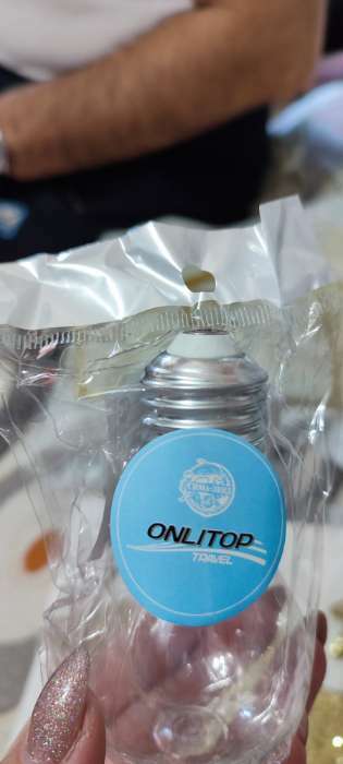 Фотография покупателя товара Бутылочка для хранения «Лампочка», 80 мл, цвет серебряный/прозрачный - Фото 8