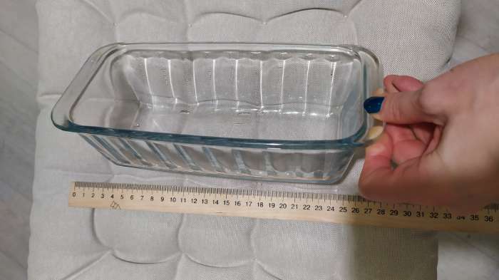 Фотография покупателя товара Форма для запекания и выпечки из жаропрочного стекла Borcam, 1,12 л