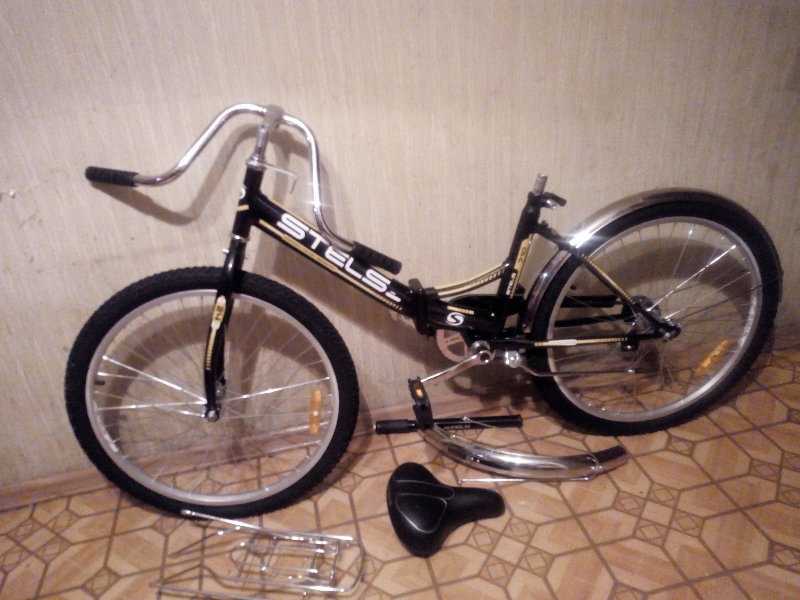 Фотография покупателя товара Велосипед 24" Stels Pilot-710, Z010, цвет чёрный/жёлтый, размер 16" - Фото 1