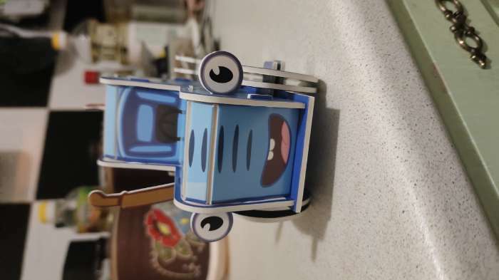 Фотография покупателя товара 3D конструктор из пенокартона, Синий трактор, 2 листа - Фото 1