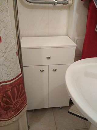 Фотография покупателя товара Комод для ванной комнаты "Вега 5001" белый, 50 х 30,3 х 85,4 см - Фото 12