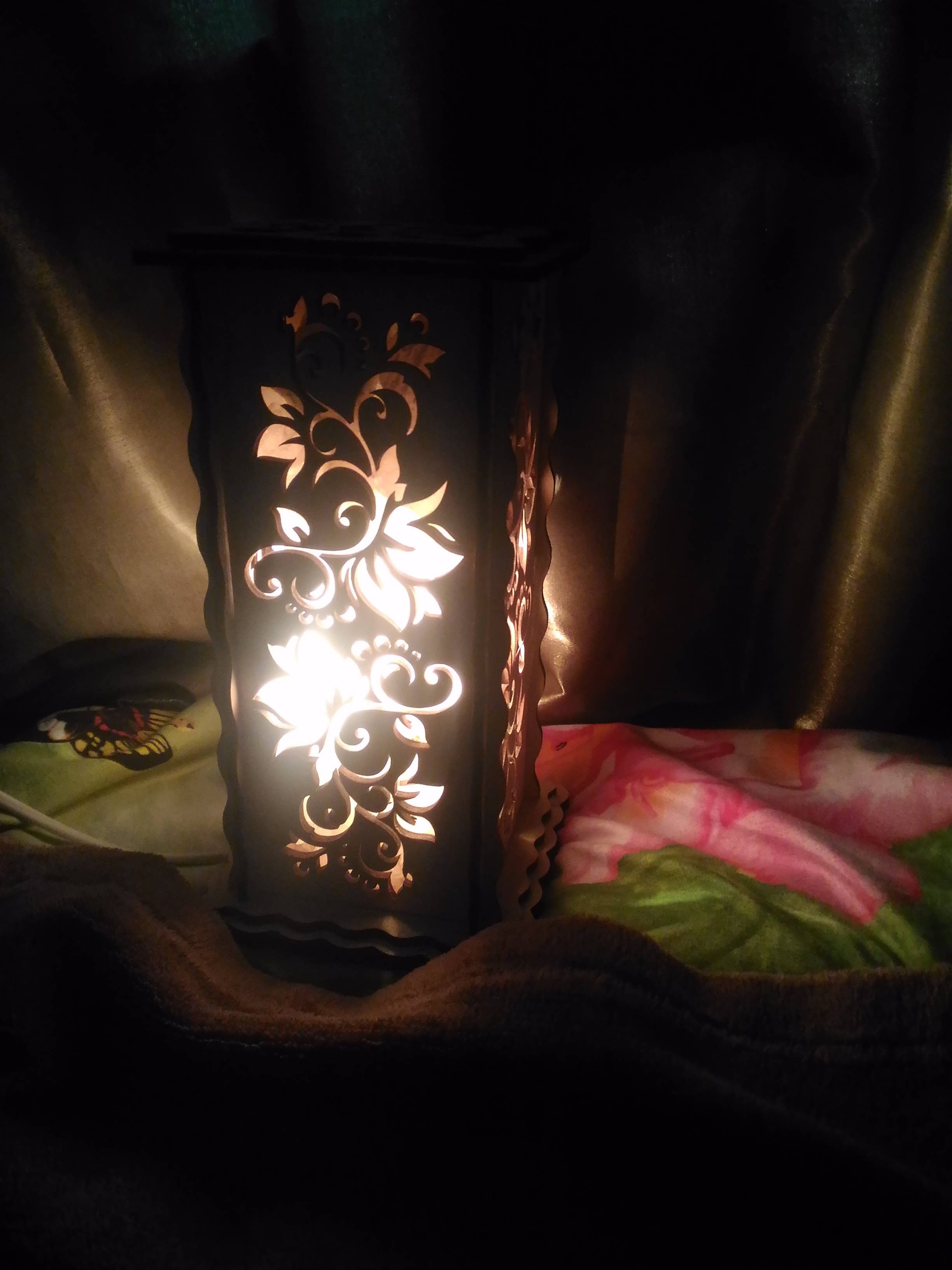 Фотография покупателя товара Соляной светильник "Лоза" 20 х 12 см, деревянный декор - Фото 2