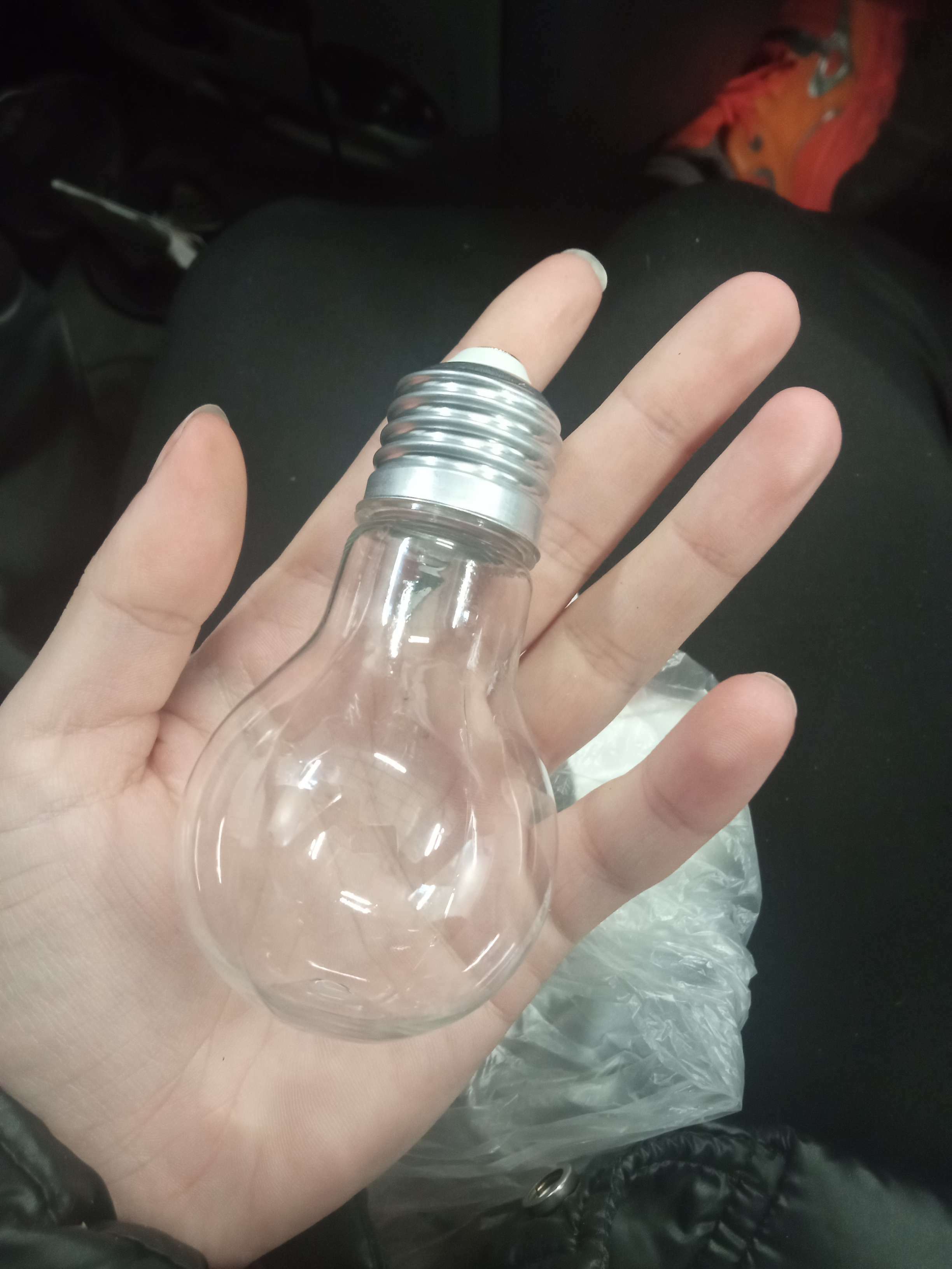Фотография покупателя товара Бутылочка для хранения «Лампочка», 200 мл, цвет прозрачный - Фото 5