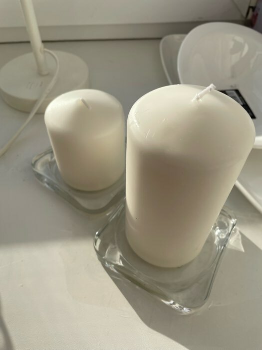 Фотография покупателя товара Тарелка для свечи ГЛАСИГ,10x10 см, стекло - Фото 3