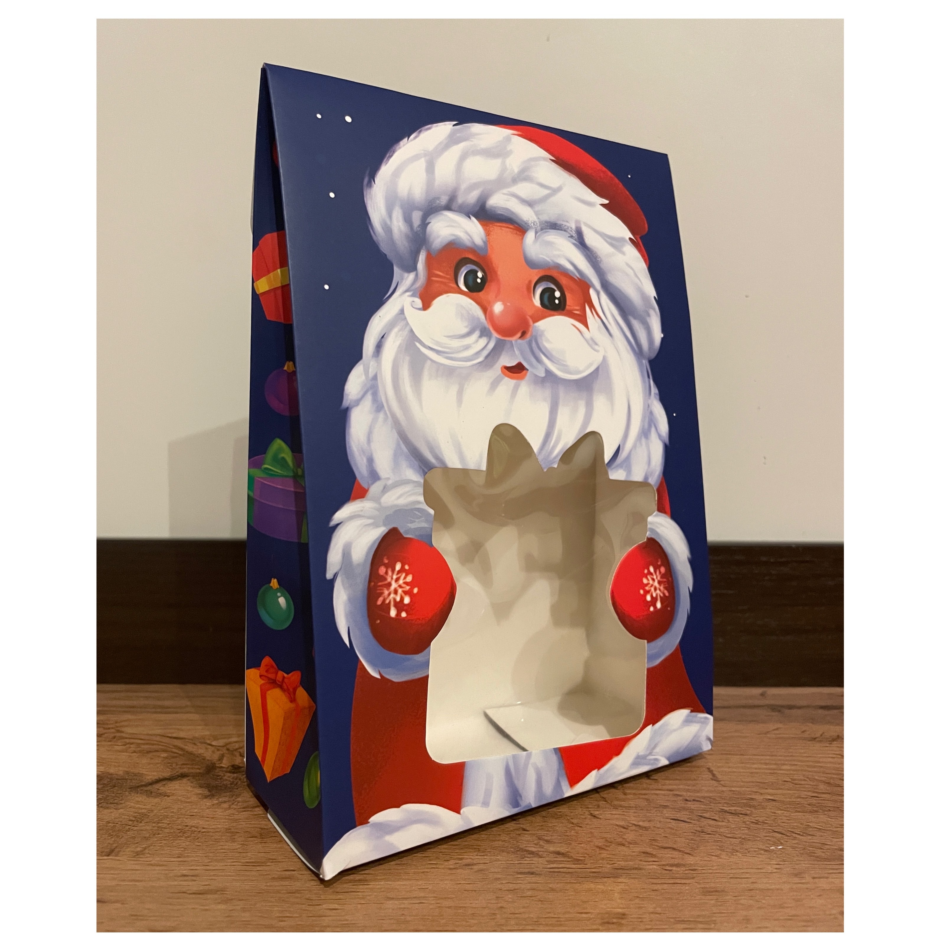 Фотография покупателя товара Коробка складная «Дед Мороз!», 15 × 7 × 22 см - Фото 1