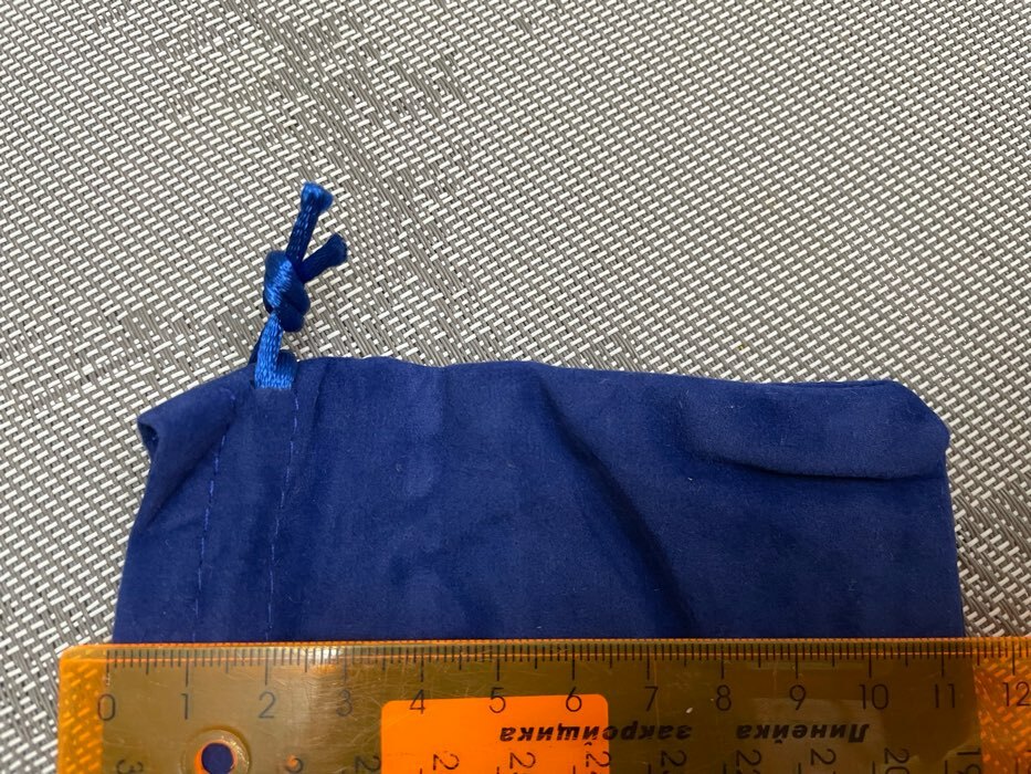 Фотография покупателя товара Мешочек бархатный «Классика», 9×12, цвет синий - Фото 5