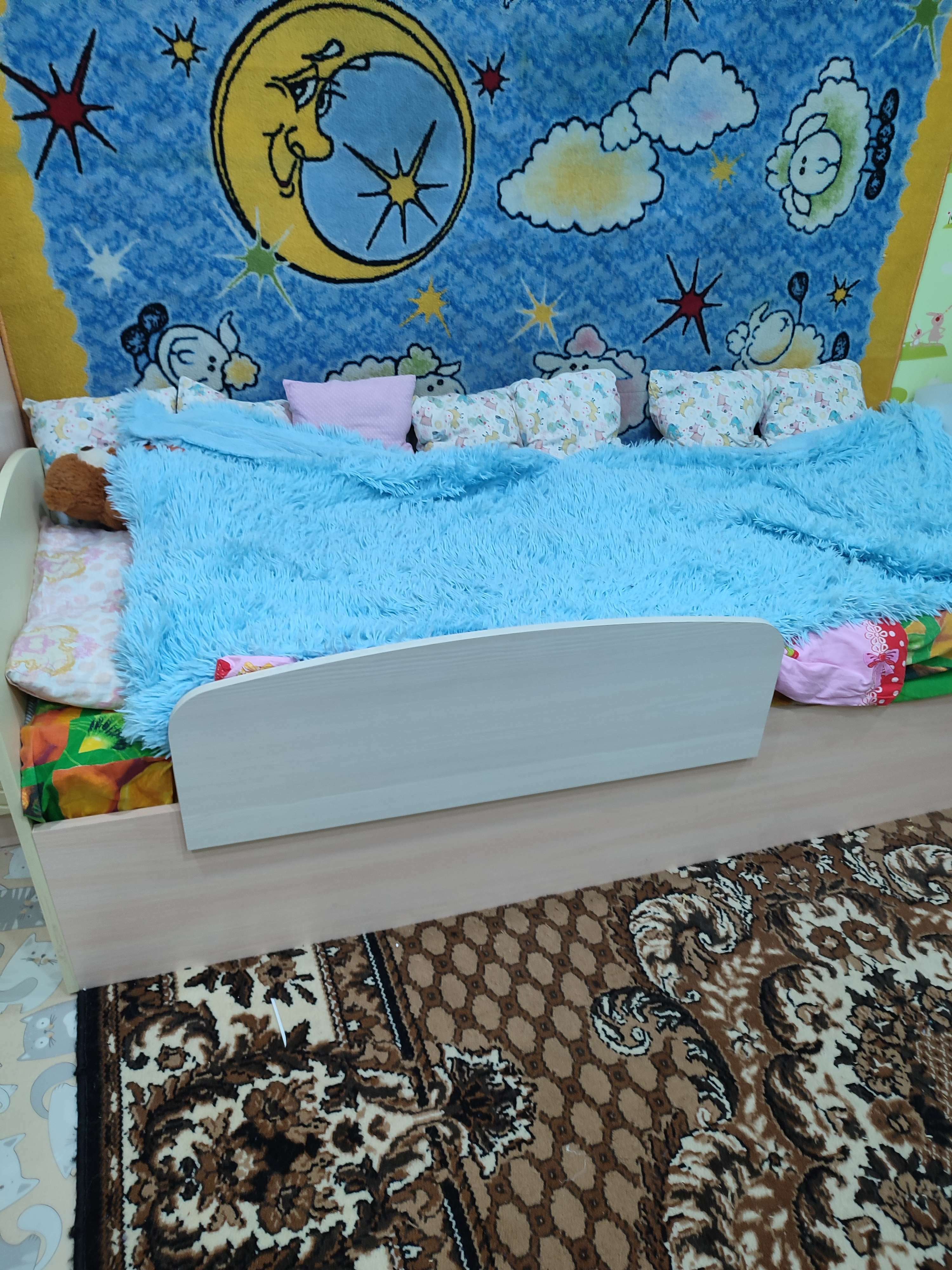 Фотография покупателя товара Бортик для кровати съемный Твист-1, 900х50х300, Венге - Фото 3