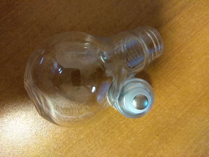 Фотография покупателя товара Бутылочка для хранения «Лампочка», 200 мл, цвет прозрачный - Фото 3