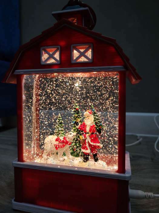 Фотография покупателя товара Светодиодная фигура «Дед Мороз и медведь» 14 × 24 × 8 см, пластик, батарейки ААх3 (не в комплекте), свечение тёплое белое - Фото 1
