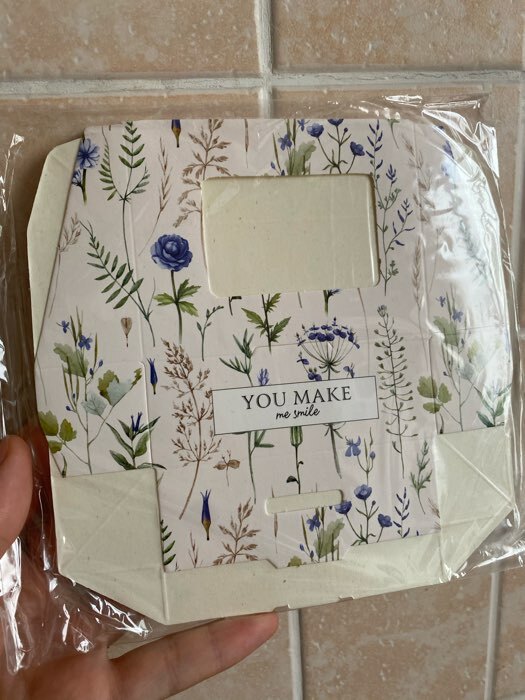 Фотография покупателя товара Кондитерская упаковка, коробка с ламинацией «Flowers», 10 х 8 х 3.5 см