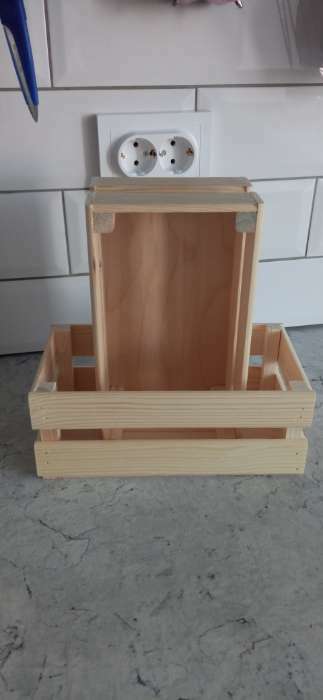 Фотография покупателя товара Кашпо деревянное 24.5×13.5×9 см "Двушка Лайт", двухреечное, бордовый тёмный Дарим Красиво - Фото 18