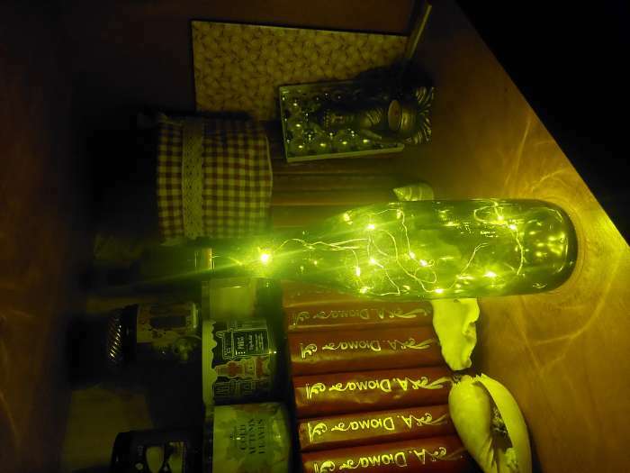 Фотография покупателя товара Гирлянда «Нить» 1 м роса с пробкой, IP20, серебристая нить, 10 LED, свечение фиолетовое, LR44х3 - Фото 74
