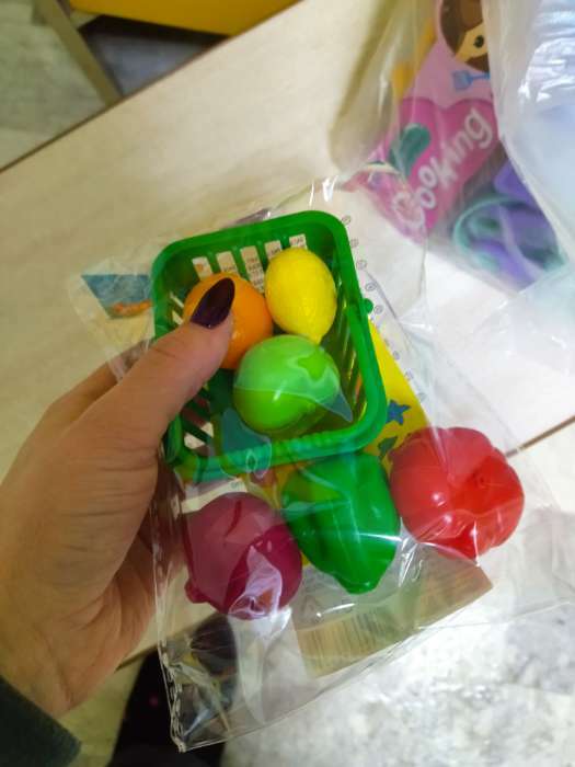 Фотография покупателя товара Игровой набор продуктов №13 с корзинкой, 7 предметов