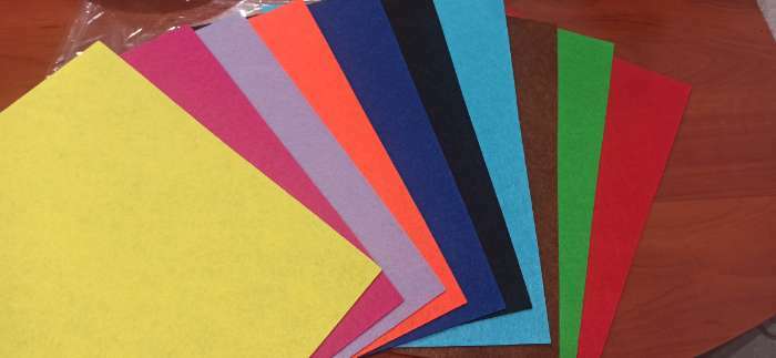 Фотография покупателя товара Набор цветного фетра, толщина-1 мм, формат А4, 10 листов, 10 цветов