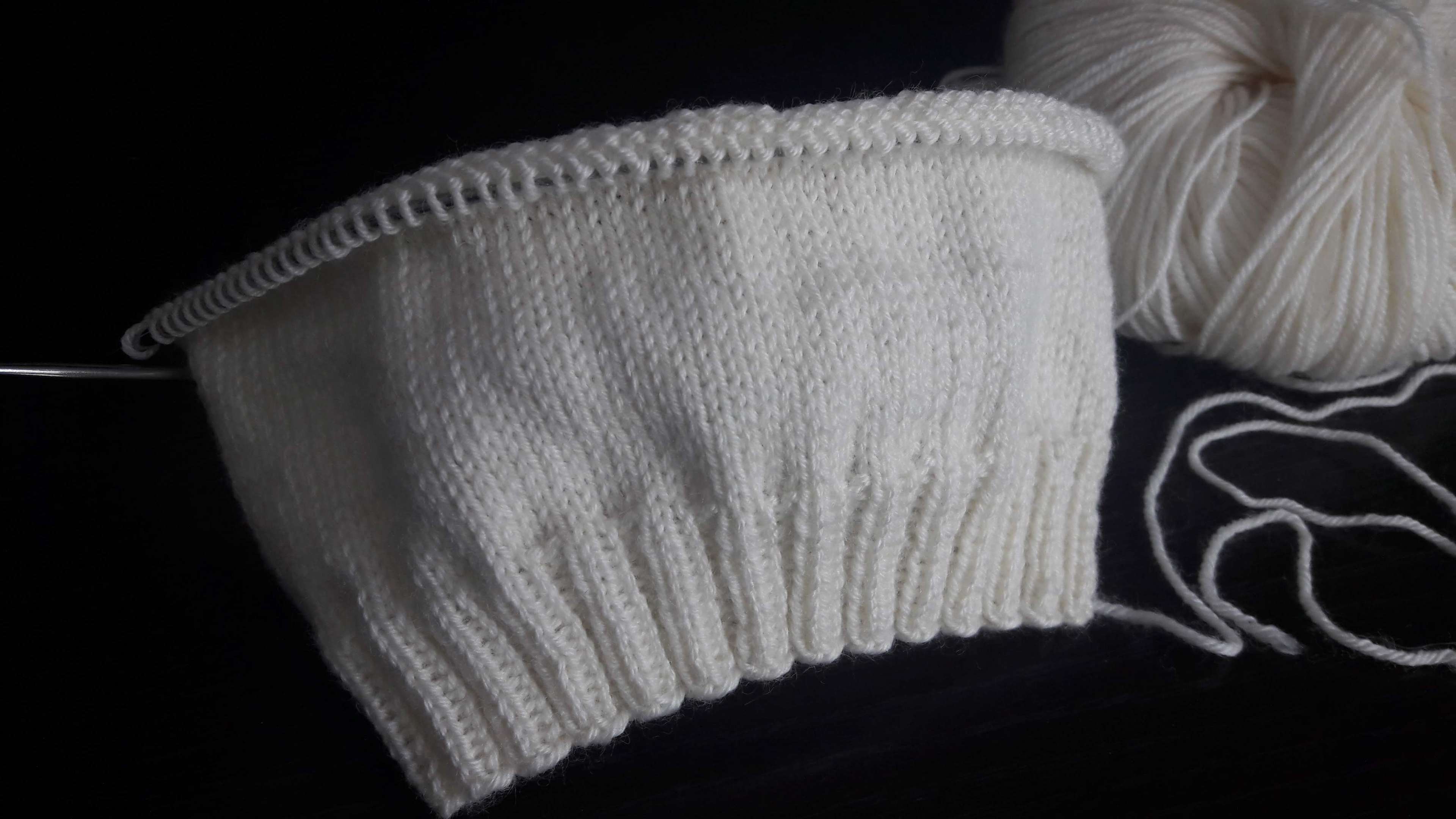 Фотография покупателя товара Пряжа "Baby Wool" 40% шерсть, 40% акрил, 20% бамбук 175м/50гр (62 молочный)