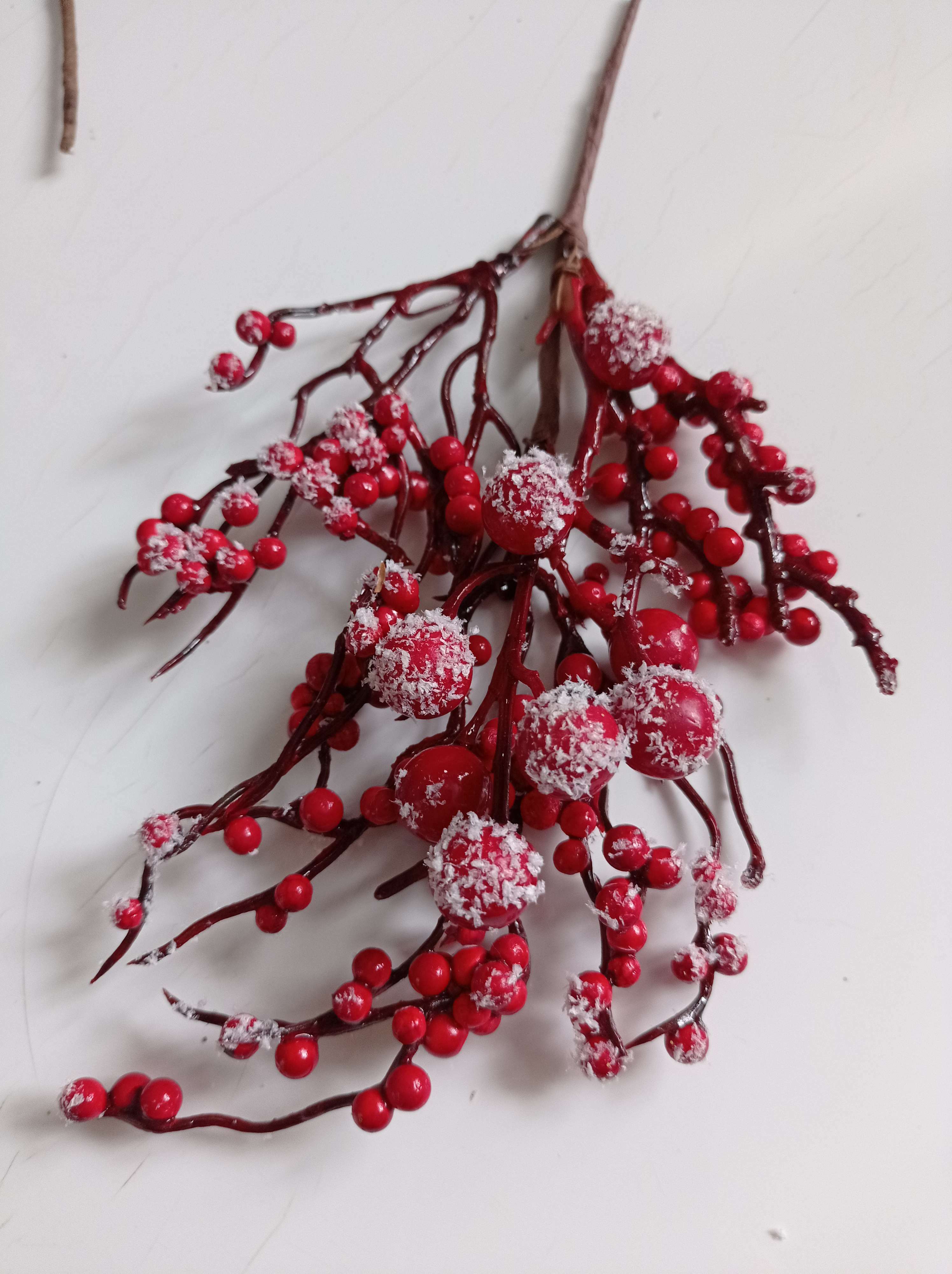 Фотография покупателя товара Декор "Зимнее очарование" подмёрзшие ягоды, 25 см - Фото 1