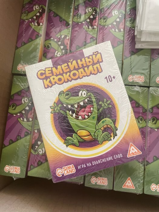 Фотография покупателя товара Игра «Семейный Крокодил» на объяснение слов, 70 карт, 10+