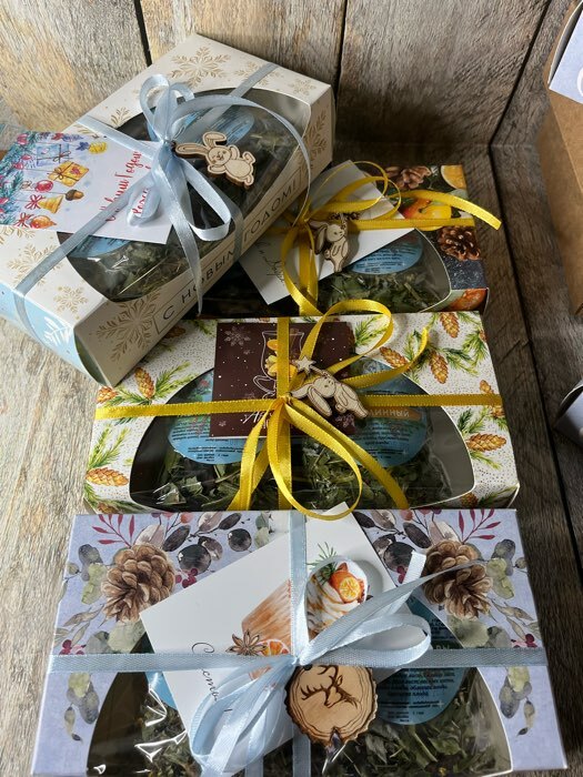 Фотография покупателя товара Коробка складная «Новогодняя ботаника», 20 x 10 x 5 см, Новый год - Фото 3