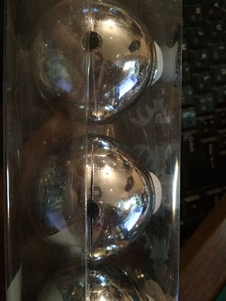 Фотография покупателя товара Украшение ёлочное "Весёлый олень" (набор 3 шт) 11х6 см, серебро