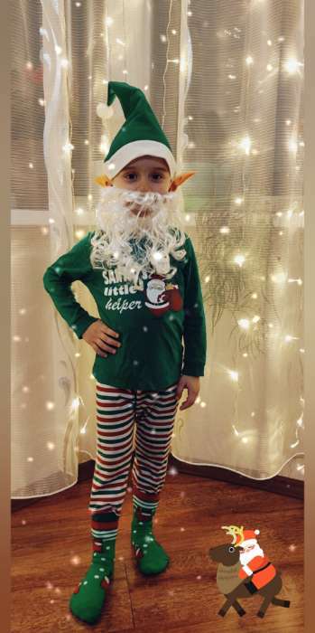 Фотография покупателя товара Карнавальный набор «Гномик»: борода, колпак, гетры - Фото 1