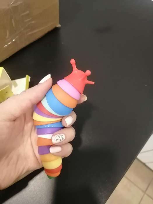 Фотография покупателя товара Развивающая игрушка «Гусеница», цвета МИКС - Фото 15