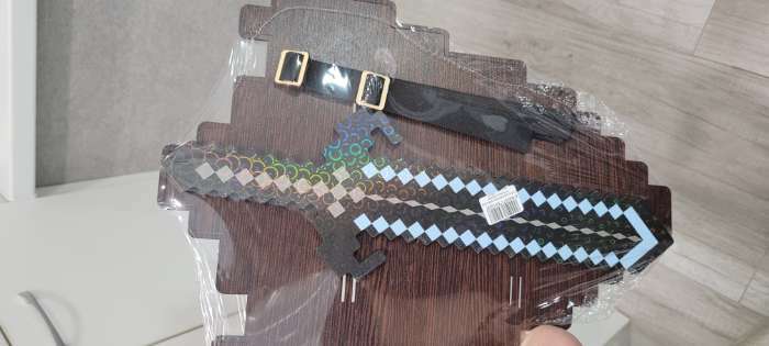 Фотография покупателя товара Набор деревянных сувениров "Алмазное оружие" щит, меч