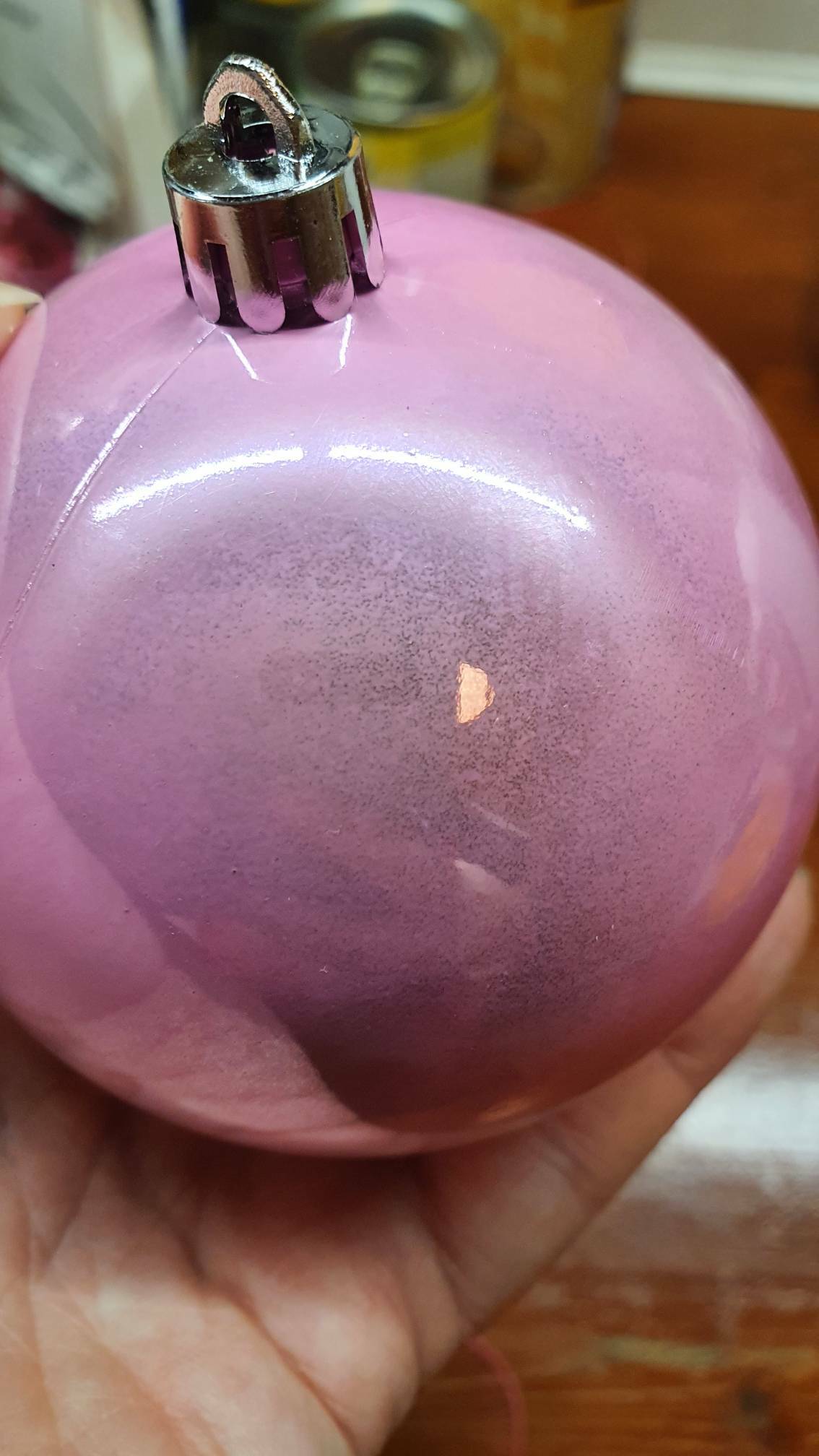 Фотография покупателя товара Набор шаров пластик d-8 см, 4 шт "Глянец" розовый - Фото 5