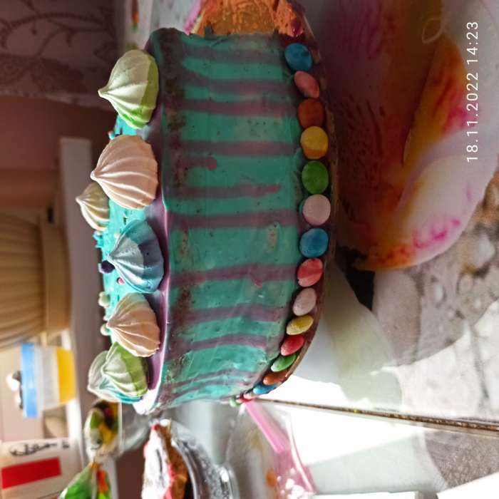 Фотография покупателя товара Краситель сухой водорастворимый «Красный» для десертов, 5 г. - Фото 1