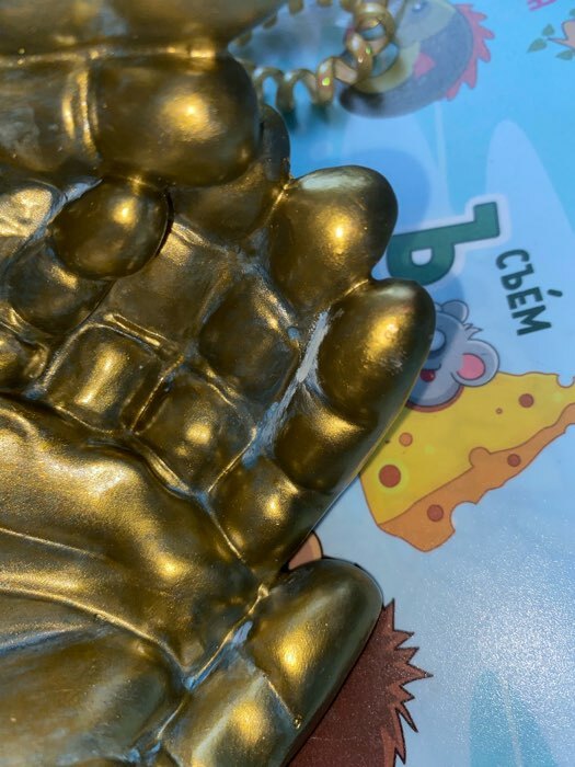 Фотография покупателя товара Подставка конфетница "Ладони" состаренное золото, 15х16х7см - Фото 6