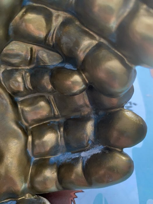 Фотография покупателя товара Подставка конфетница "Ладони" состаренное золото, 15х16х7см - Фото 3