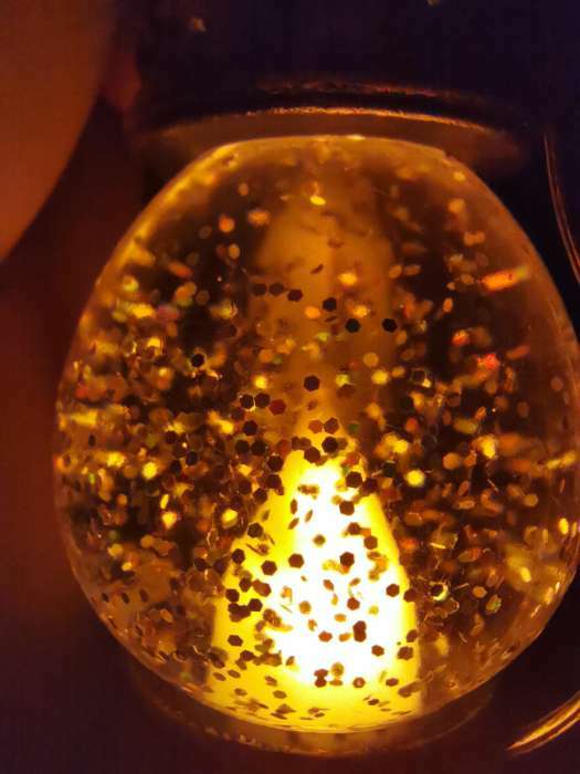 Фотография покупателя товара Светодиодная фигура «Медный фонарь» 8 × 12 × 6 см, пластик, батарейки AG13х3, свечение тёплое белое - Фото 1